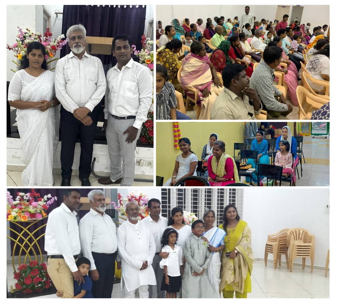 Photo collage of New Life Fellowship Church, Pondicherry
