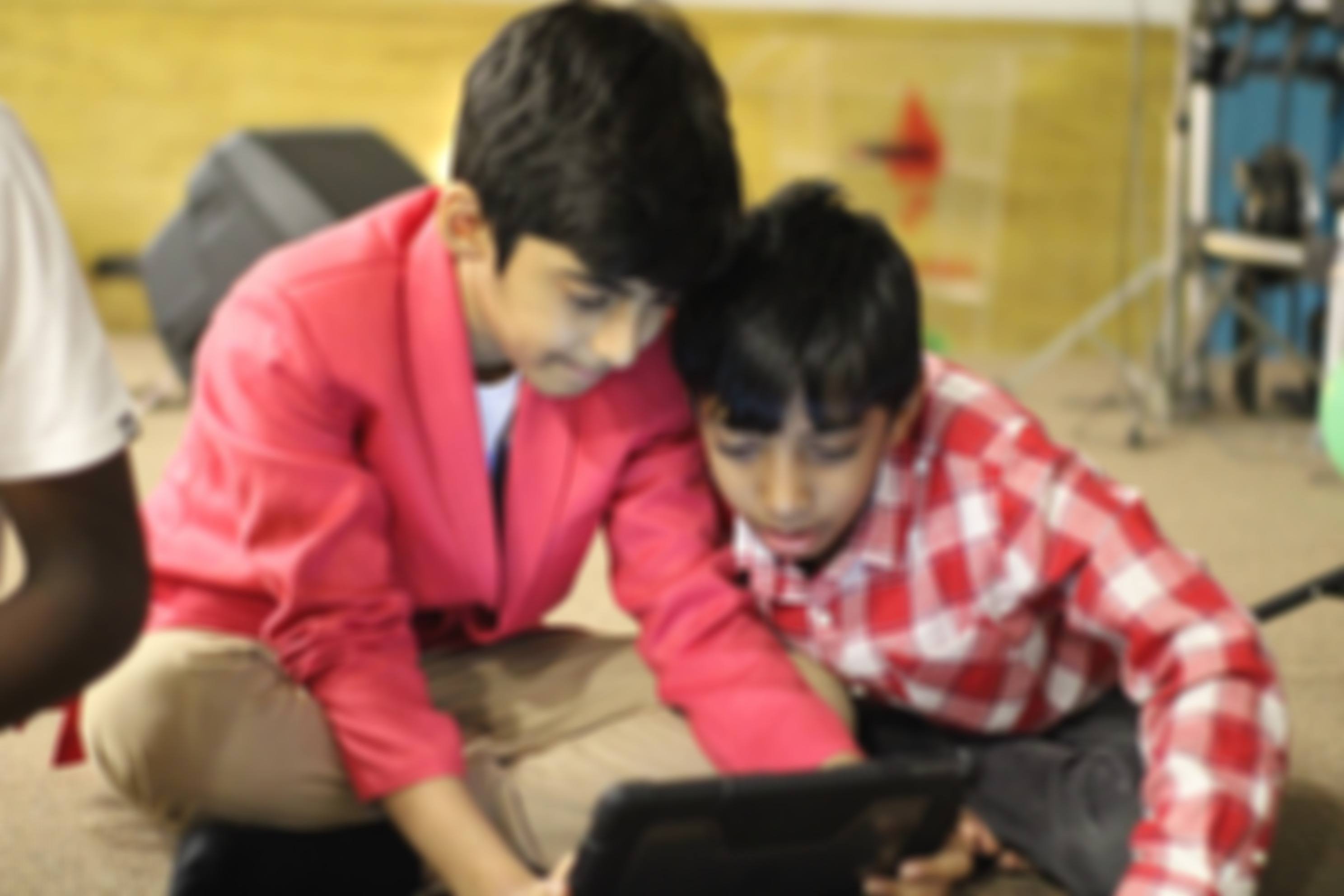 Children learning together at Sunday School